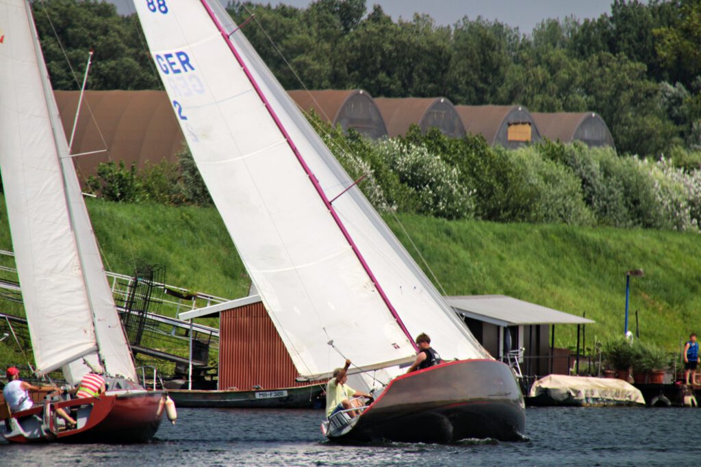 Böen sorgten für anspruchsvolle Bedingungen auf dem Wasser